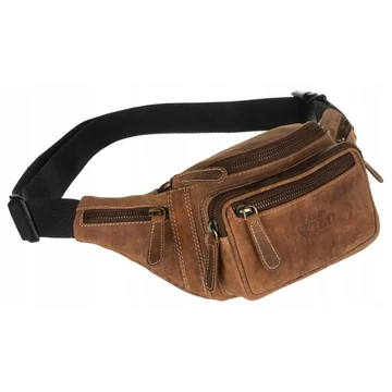 Wild Férfi Bőr Ővtáska 2506-Mh/3527  Világos Barna