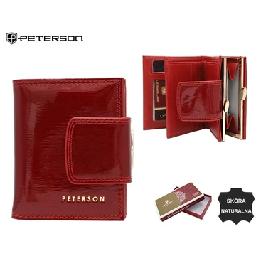 Peterson Női Bőr Pénztárca Ptn 42329-Sh-5304 Red - Piros