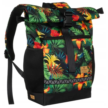 Peterson - Virág Mintás Bővíthető Hátitáska - Ptn-Plec-Tur-03