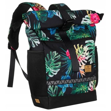 Peterson - Virág Mintás Bővíthető Hátitáska - Ptn-Plec-Tur-05