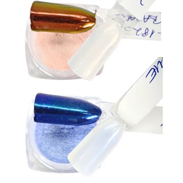 Körömdíszítő - Pigmentpor - Go2680-182 - Kék-Narancssárga