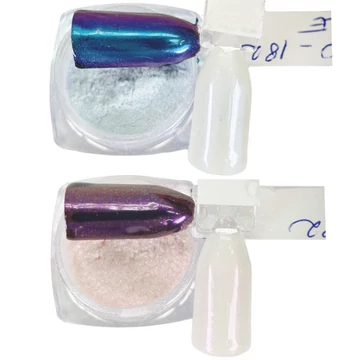 Körömdíszítő - Pigmentpor - Go2680-182 - Kék-Pink