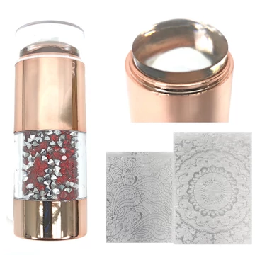 Strasszkővel Töltött  Nyomda - Piros