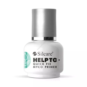 Silcare - Help To - Quick Fix Myco Primer - Előkészítő Folyadék Érzékeny Sérült Körmökre -  15Ml