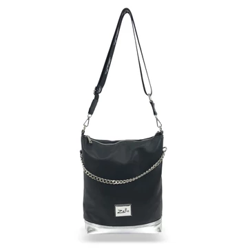 Zellia Női Oldaltáska 19060 Fekete-Ezüst