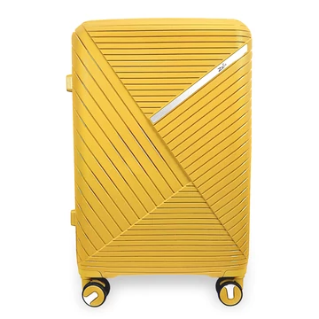 Zellia Polipropilén Bőrönd 209 - Sárga M Méret - 65 X 46 X 27 Cm