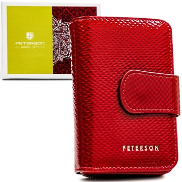Peterson Női Bőr Pénztárca Ptn 425214-Dsl-6150 - Piros