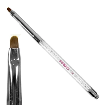 Zselés Építő Ecset - Dekorkővel Díszítve - Kerekített - 80553-2 - #2