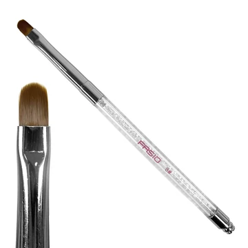 Zselés Építő Ecset - Dekorkővel Díszítve - Kerekített - 80553-8 - #8