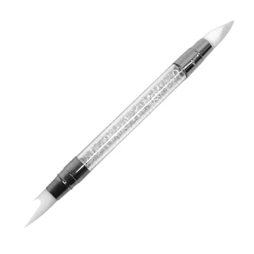 Strasszköves Kétvégű Szilikon Toll - 2267011268425