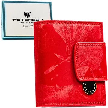 Peterson Női Pénztárca - Echo És Természetes Bőr Ps329- Mlf Red
