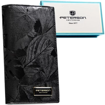 Peterson Női Pénztárca - Echo És Természetes Bőr Ptn Ps1431-Mlf Black