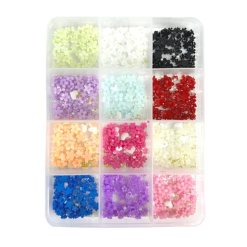 Körömdíszítő Box - G20285 - Mini Virág & Szív Körömdíszítő Mix