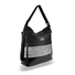Kép 2/5 - Zellia Női Válltáska/Hátizsáká Alakítható 22007 Fekete-Ezüst - Lakk-Strus -