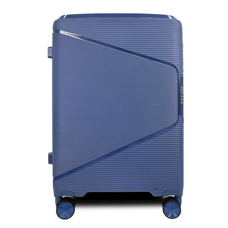 Zellia Polipropilén Bőrönd Ppb088 - Kék M Méret - 65 X 44 X 25 Cm