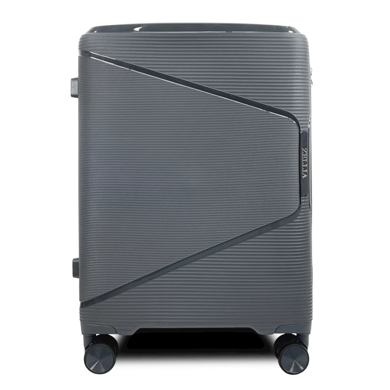 Zellia Polipropilén Bőrönd Ppb088 - Sötét Szürke M Méret - 65 X 44 X 25 Cm