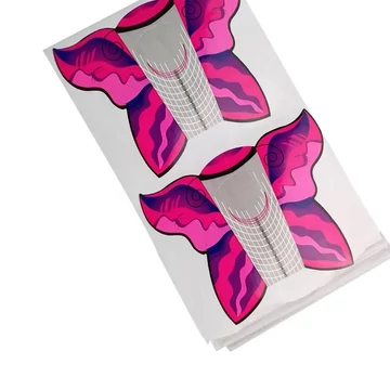 Műköröm Építő Sablon | 20 Db - Qqs-230416