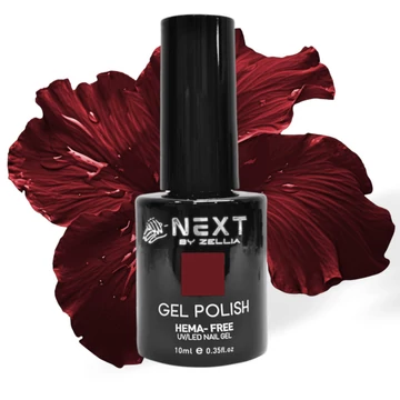 Next By Zellia Gél Lakk 10Ml - Hema / Tpo Free - 008-BÁRSONYBOR- BORVÖRÖS