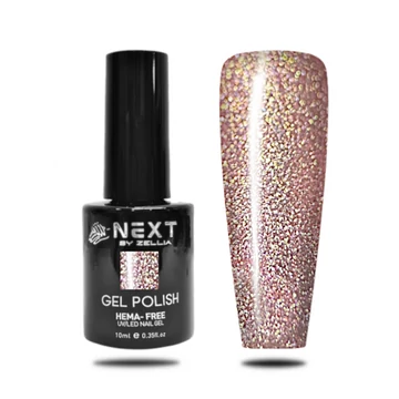 Next By Zellia Gél Lakk 10Ml - Hema / Tpo Free - 108-DISCO RÓZSASZÍN NARANCS CSILLÁM VARÁZS
