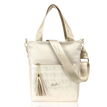 Zellia Női Válltáska/Kézitáska 17095 Beige - Awi - Zellia Női Válltáska/Kézitáska 17095 Beige - Awi -