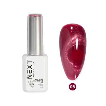 Next By Zellia Gél Lakk 10Ml - Red Wine Cat Eye - 008