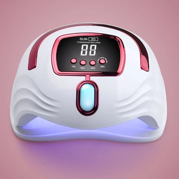Nagy Teljesítményű, 268 W-Os Gél Uv Led-Es Körömlámpa - 57 Led-Del - Sun S5 - Pink Nagy Teljesítményű, 268 W-Os Gél Uv Led-Es Körömlámpa - 57 Led-Del - Sun S5 - Pink