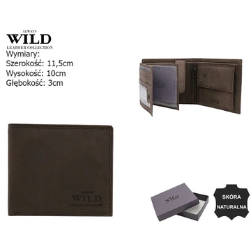 Férfi Bőr Pénztárca Cz-12-Hlf-1733 Brown