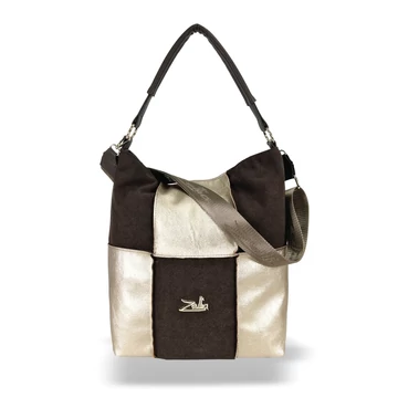 Zellia Női Válltáska 19141 Barna-Arany - Brw - Zellia Női Válltáska 19141 Barna-Arany - Brw -