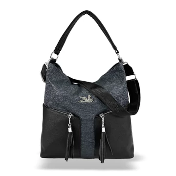 Zellia Női Válltáska 21052 Fekete-Grafit - Roove - Zellia Női Válltáska 21052 Fekete-Grafit - Roove -