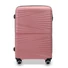 Kép 2/7 - Bőrönd - 008 - M-Es Közepes Méret - Polypropylene - 67 X 47 X 27 - Rosegold