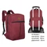 Kép 1/4 - Peterson Hátizsák   PTN   PP-BORDO-BLACK 