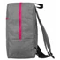 Kép 4/7 - PETERSON HÁTIZSÁK  PTN PP-GRAY-PINK SZÜRKE-PINK - 40 X 25 X 20 -