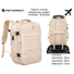 Kép 1/5 - Peterson Utazó Hátizsák Ptn 23026-5442 Beige