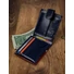 Kép 8/11 - Férfi Bőr Pénztárca 323L-Rba-D Navy-Red