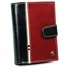 Kép 1/11 - Férfi Bőr Pénztárca 326L-Rba-D Black-Red