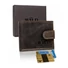 Kép 1/10 - Férfi Bőr Pénztárca N0035L-Chm Sötét Barna-Rfid Védelemmel-Kicsi Méret