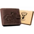 Kép 1/11 - Férfi Bőr Pénztárca - Mintás - N992L-Chm-Horse-7636 - Ló Minta - Sötét Barna