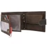 Kép 4/4 - Peterson Férfi Bőr Pénztárca Szett + Kulcstartóval Set-M-N992L-Chm-2029 Brown