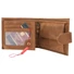 Kép 4/4 - Peterson Férfi Bőr Pénztárca Szett + Kulcstartóval Set-M-N994L-Chm-2159 Cognac