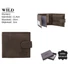 Kép 1/3 - Férfi Bőr Pénztárca Cz-12L-Hlf-1764 Brown - Sötét Barna