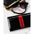 Kép 3/12 - Peterson Női Bőr Pénztárca Ptn 421077-Sh-9930 Black-Red