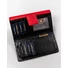 Kép 5/5 - Peterson Női Bőr Pénztárca Ptn Ka-19-4238 Black/Red