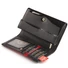 Kép 7/13 - Peterson Női Bőr Pénztárca Ptn Bc-411-Black Red
