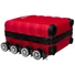 Kép 6/8 - Peterson Kézipoggyász Ptn 5806-W-Xs-8590 Red - Piros - Levehető Kerékkel - 40 X 30 X 18 Cm