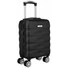 Kép 1/10 - Peterson Kézipoggyász Ptn 5806-W-Xs-8651 Black - Fekete - Levehető Kerékkel - 40 X 30 X 18 Cm