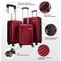 Kép 9/12 - Péterson Bőrönd Ptn Ml-29-Wine S 2168 - 55 X 38 X 24 -