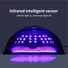 Kép 4/5 - Nagy teljesítményű, 168W Max UV LED-es körömlámpa- Z7 - 57 LED - 83407 - Pink