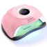 Kép 1/4 - Sun Uv/Led Lámpa M3 180W-Os / 45 Led-Es Érzékelő Lcd Kijelző-Pink Színben