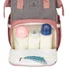Kép 10/15 - Peterson Női Hátizsák Ptn Mb3-6012 Gray-Pink - Szrke-Rózsaszín