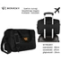 Kép 1/6 - Rovicky - Utazótáska - Kézipoggyász - R-Tl15608-2493 Black - 40 X 25 X 20 Cm